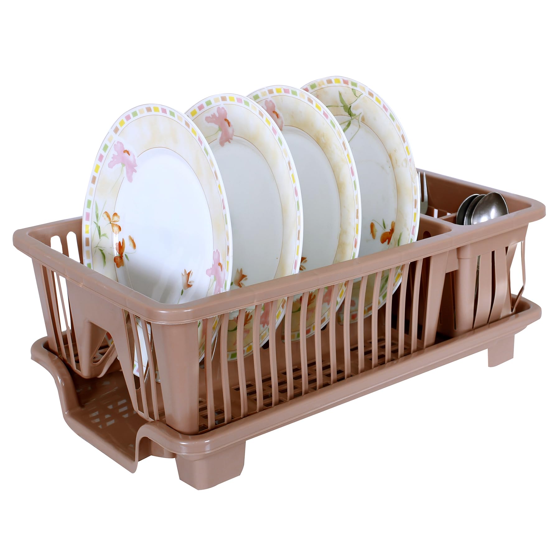 Kuber Industries Dish Rack - Drainer & Utensil Holder -10