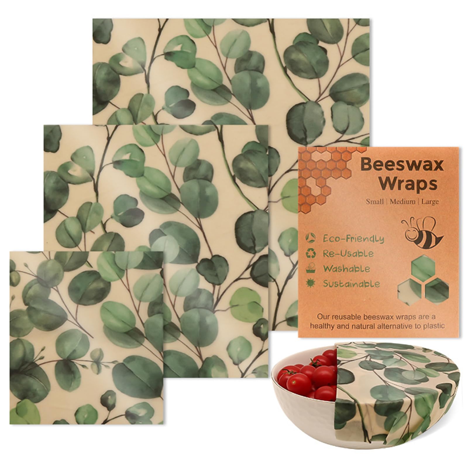 3PCS Snack Bag Involucri Per Alimenti Sandwich Lun... - Grandado - Foto 5