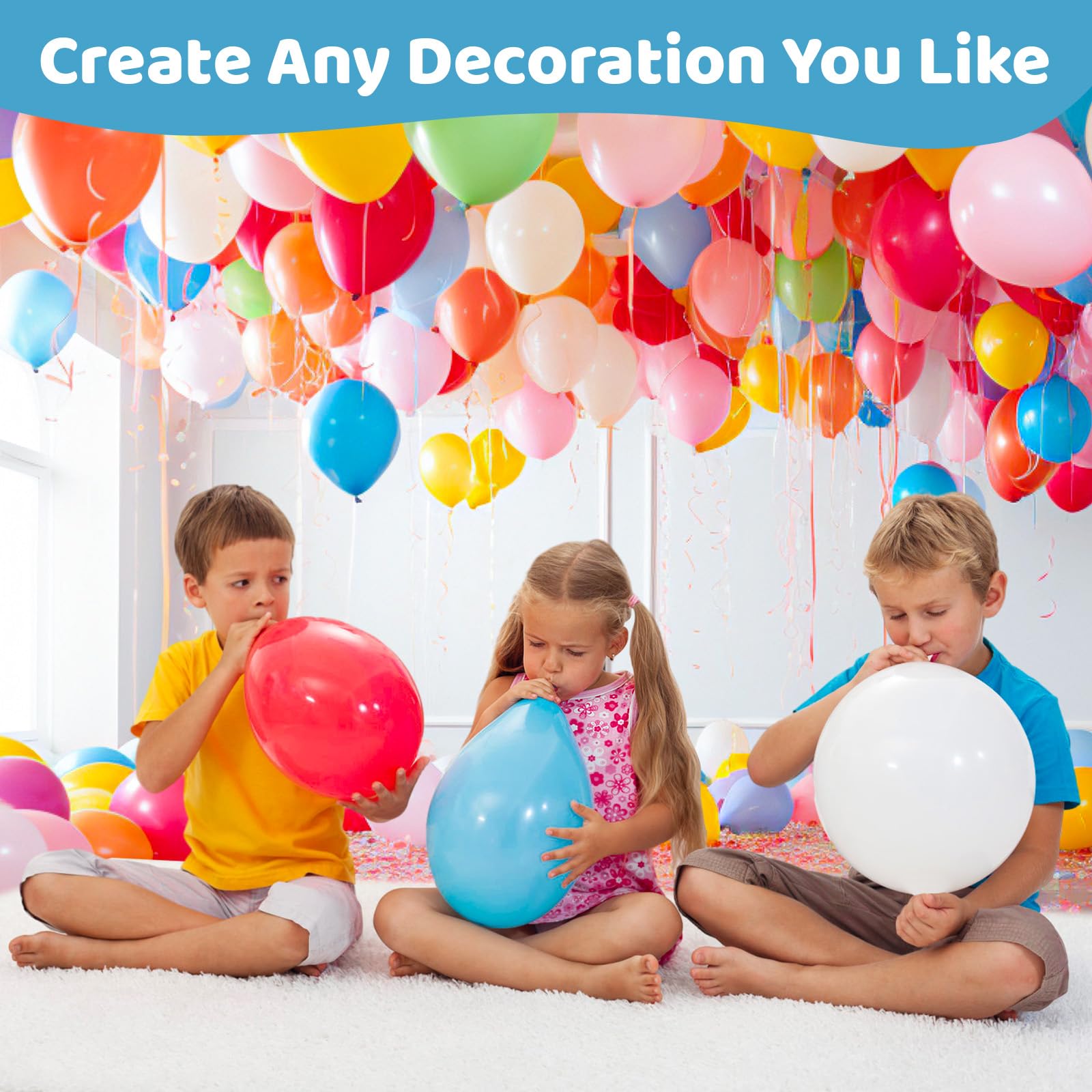 Oamwrae 110 Stuks Pastelkleurige Ballonnen, 12 Inch Regenboog Heliumballonnen, Latex Feestballonnen voor Kinderfeestjes, Afstuderen, Babyshowers en Bruiloften