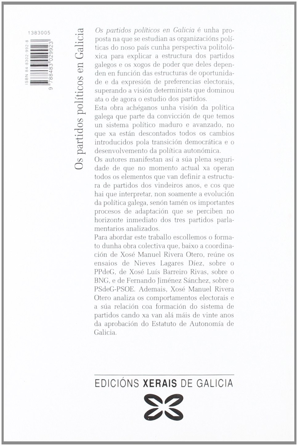Os partidos políticos en Galicia (Obras De Referencia - Ensaio)