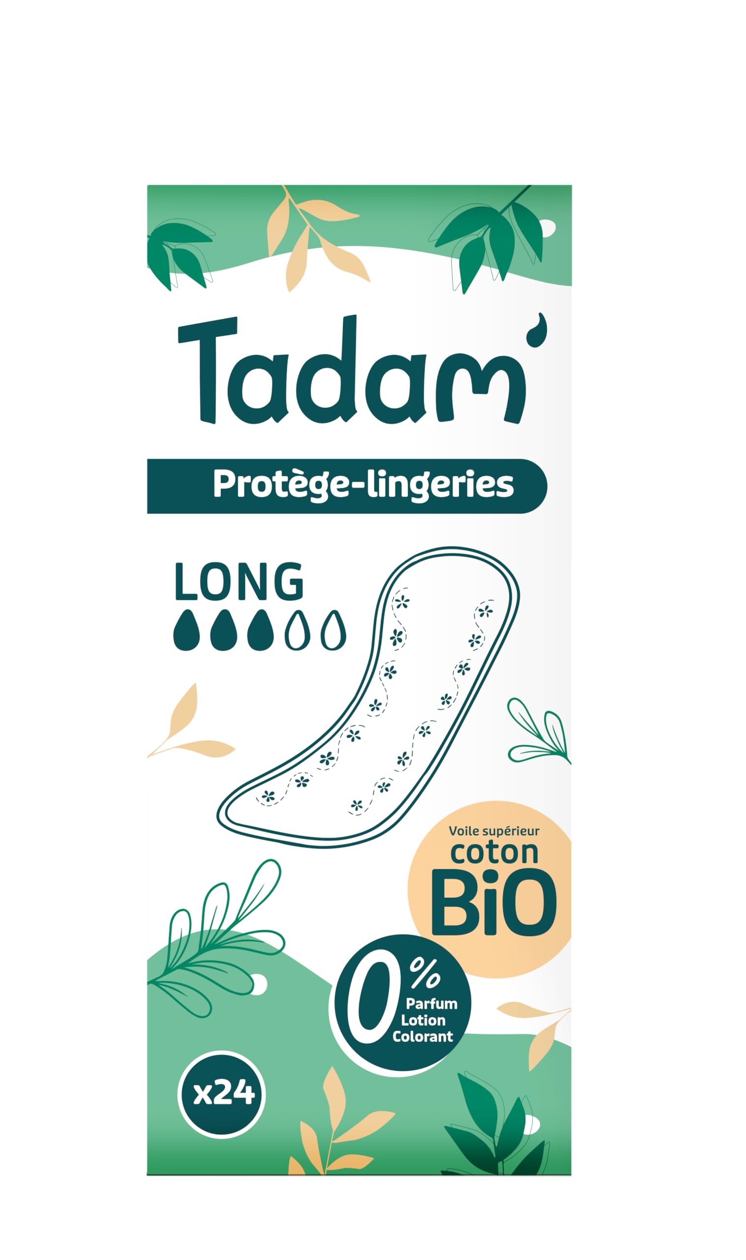 TADAM' Protèges Slip Bio Dermo-Sensitif