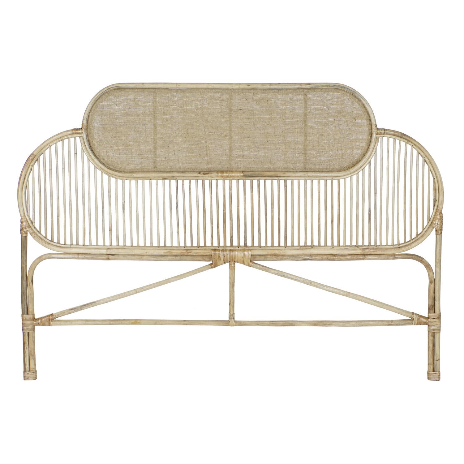 Cabecero Cama Ratan 180X4X128 para Cama De 150-180
