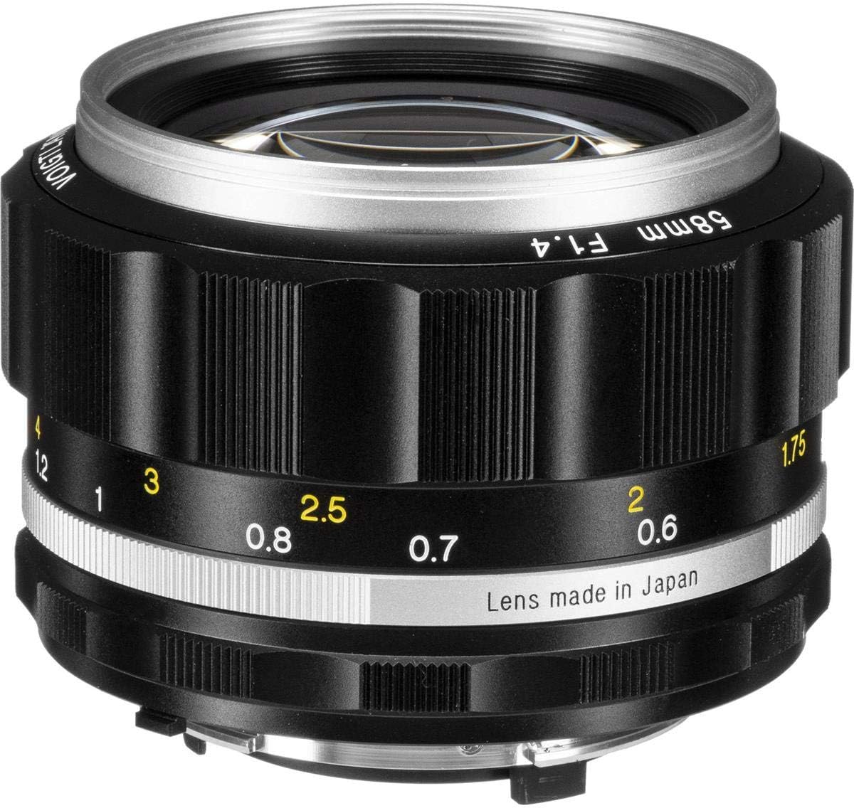 Exclusive Discount 60% Price Voigtlander Nokton 58mm f/1.4 SL II S Ai-S Lens, Silver