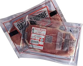 Dan'l Boone Inn Country Ham Center & Ends - 2 Packs of 8oz Slices - Authentic Southern Flavor, Perfect for Breakfast, Reci...