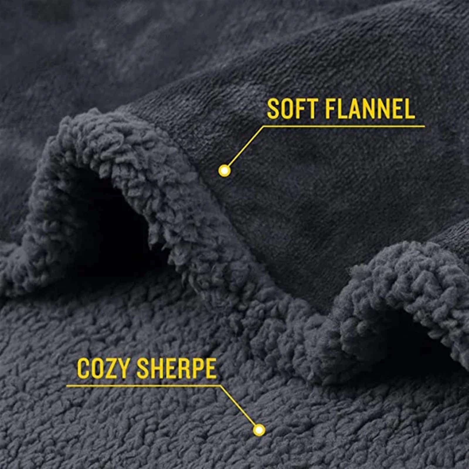Manta impermeable for mascotas, a prueba de orina líquida, manta for perros, for sofá cama, sofá, gato, funda protectora reversible de forro polar Sherpa for muebles para sofá, coche, cama(BLACK,L (14