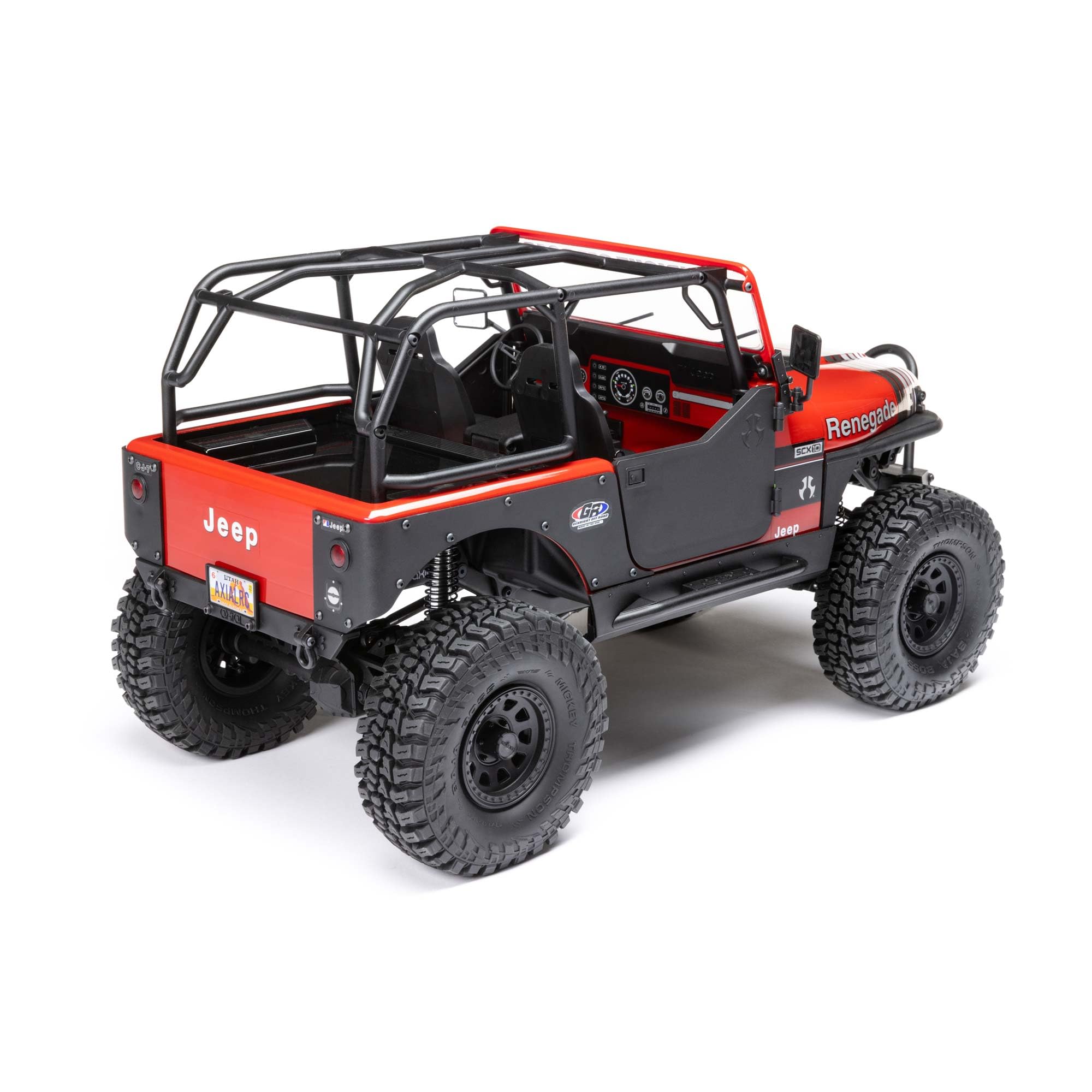 Axial 1/10 SCX10 III Jeep CJ-7 4 Wheel Drive Brushed RTR Red