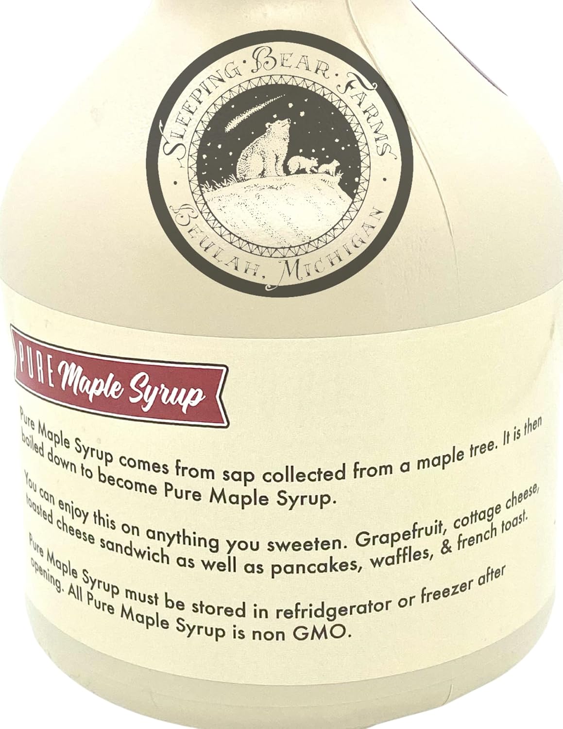 All Natural, 100% Pure, B Grade, Maple Syrup, 16 Oz. (Pint)