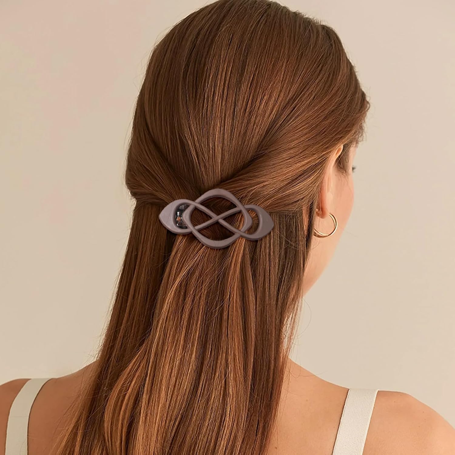 2Pcs French Hair Barrettes Clip for Women, Vintage Snap for Thick Barrettes Thin Elegant Hair Accessories Hairpin Clips - Image 7