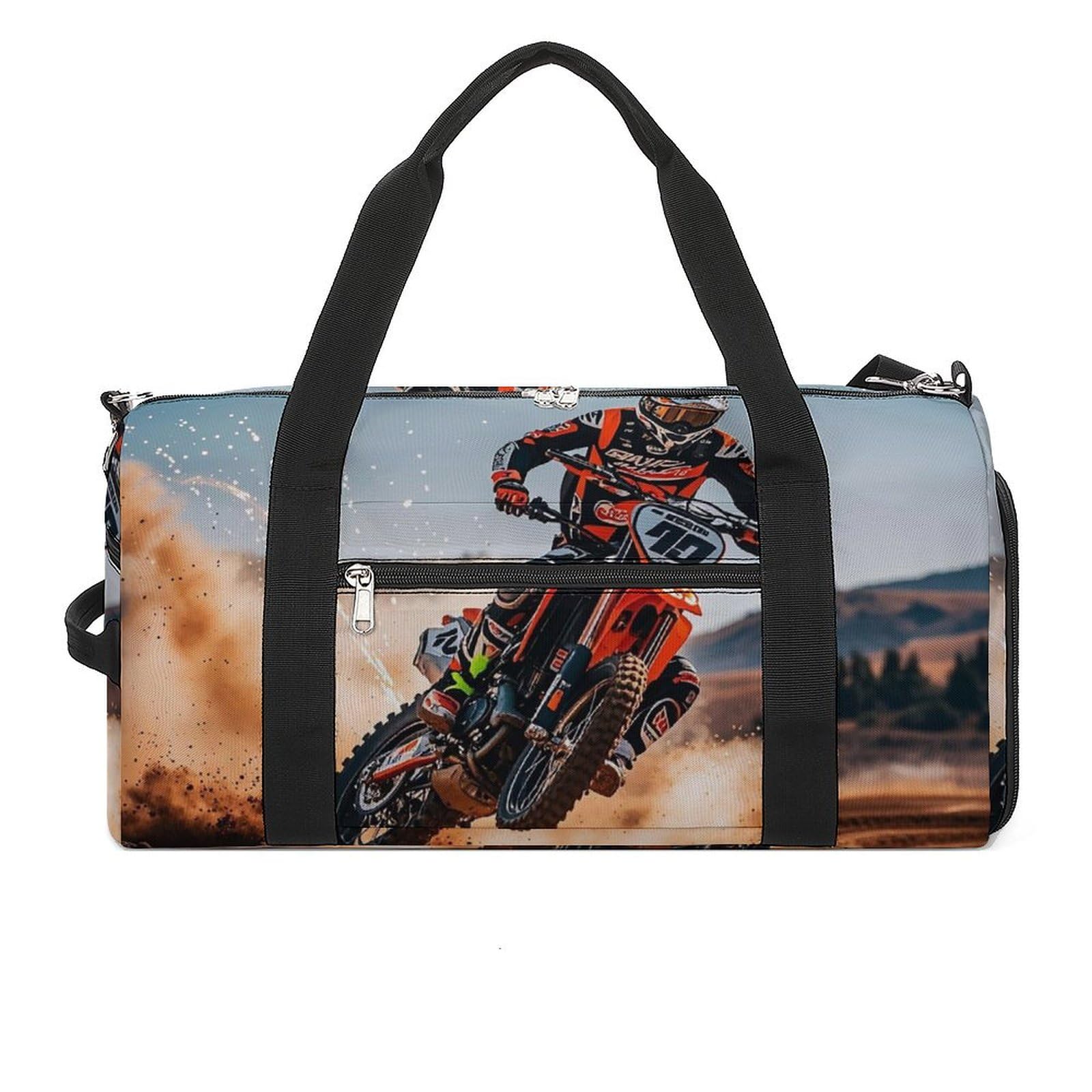 Borsa sportiva da palestra per moto da uomo e donna, impermeabile, grande borsa da viaggio per allenamento