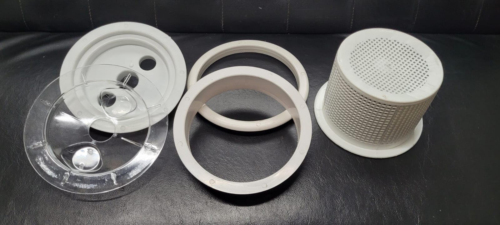 SPIRY-FI Swimming Pool Pipeless Accessory ? 2 Outer Filter Bag Holder Rings with Basket for Big Particle Collection | Transparent Disc with Vacuum Disk for Efficient Pool Cleaning-image-29