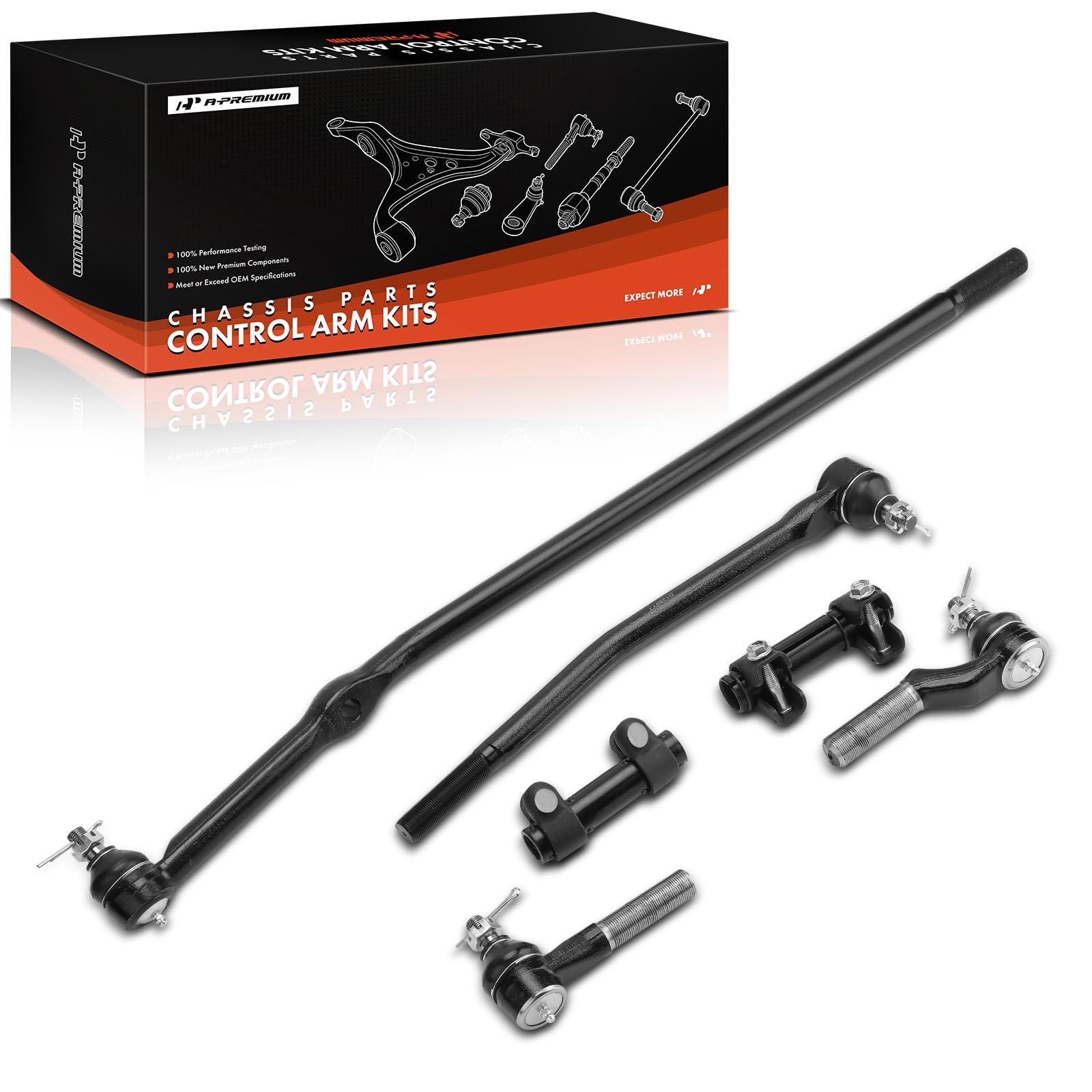 Amazon.com: A-Premium Set of 6, Front Inner & Outer Tie Rod End