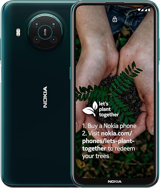 Nokia X10 6.67 Inch Android UK SIM Free Smartphone with 5G Connectivity - 6 GB RAM and 64 GB Storage (Dual SIM) - Forest Green