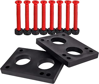 Cal 7 Longboard Bundle - 1.5 Inch Steel Hardware Plus 5/16 Inch Riser Pads