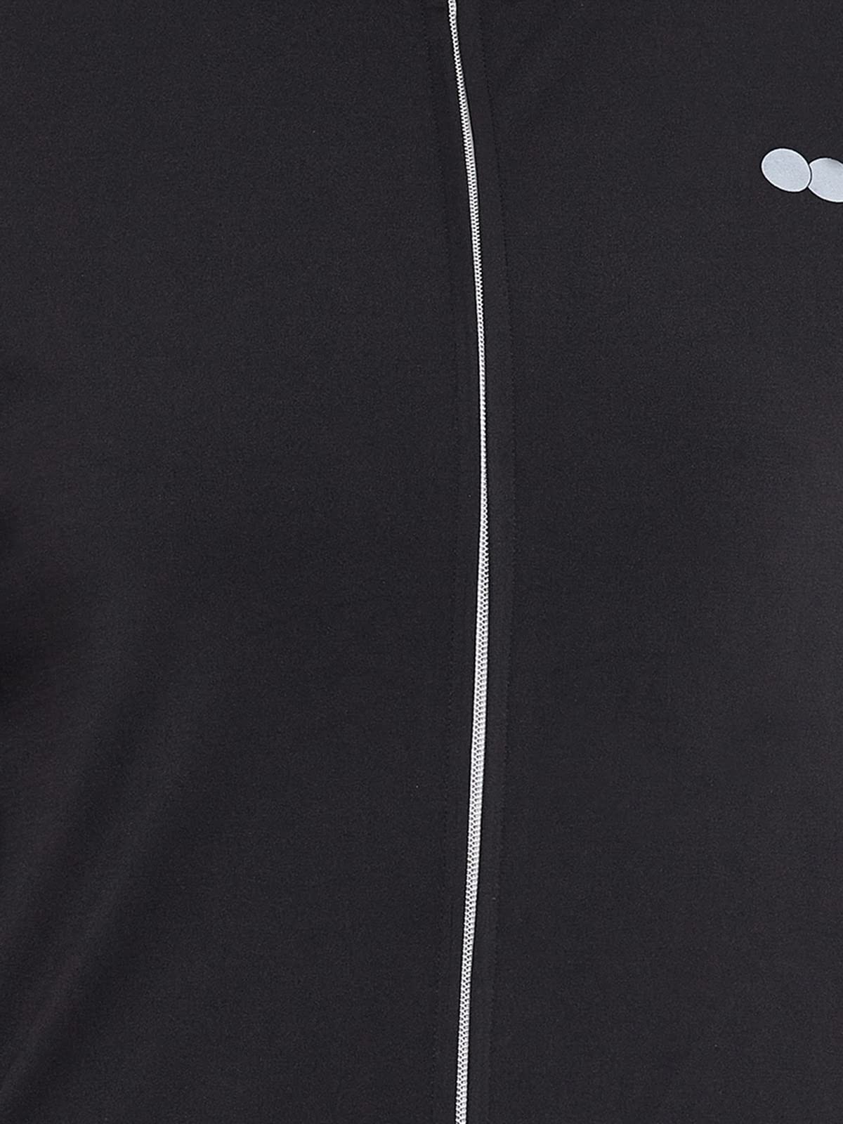 Clovia Standard Length Women's Activewear Front Zipper Jacket (At0131P13_Black_Xxl) 4