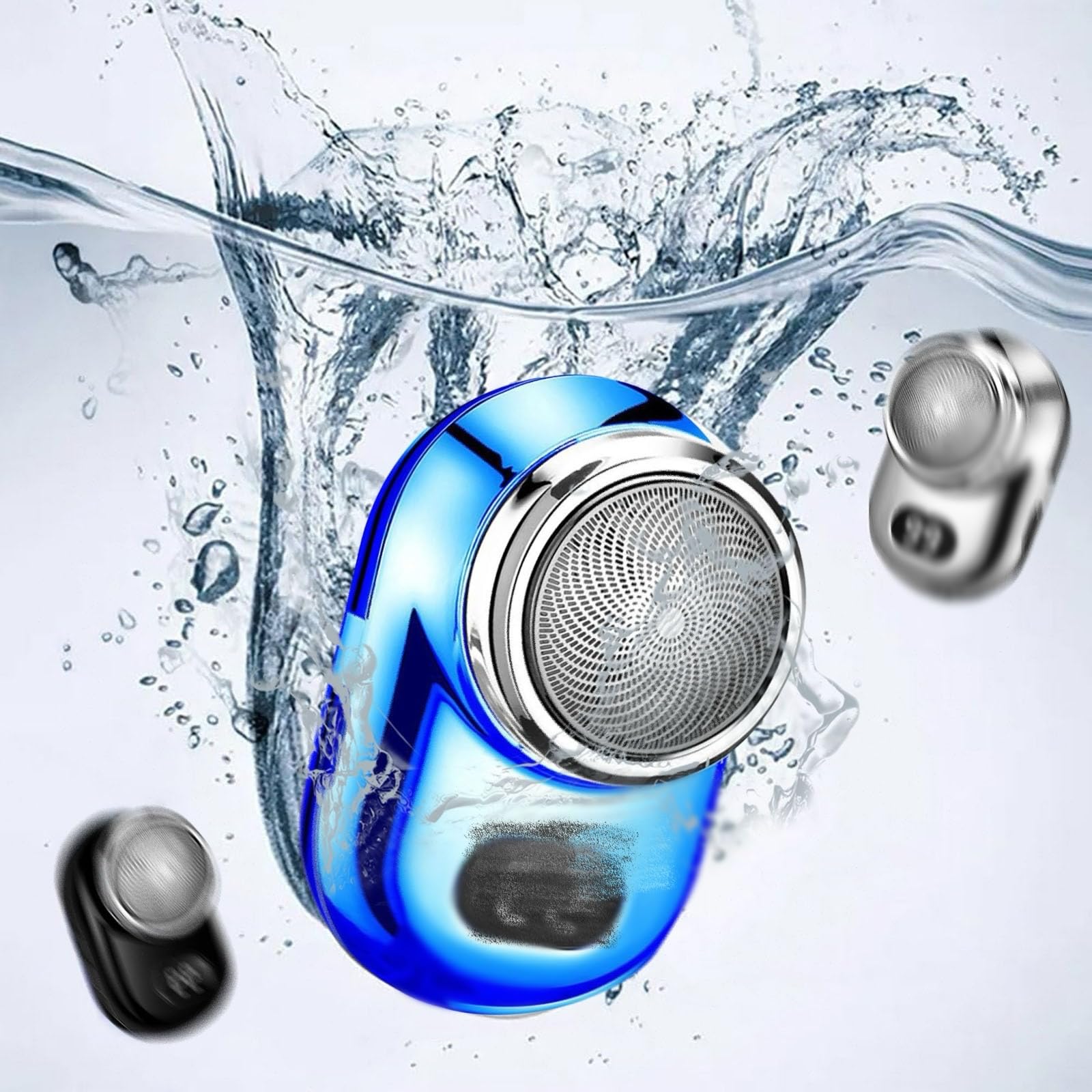 Mini Electric Shaver,2024 New Fast Charging Electric Shaver, Digital Display,Portable Mini Shaver with Mirror,USB Rechargeable Powerful Storm Shaver