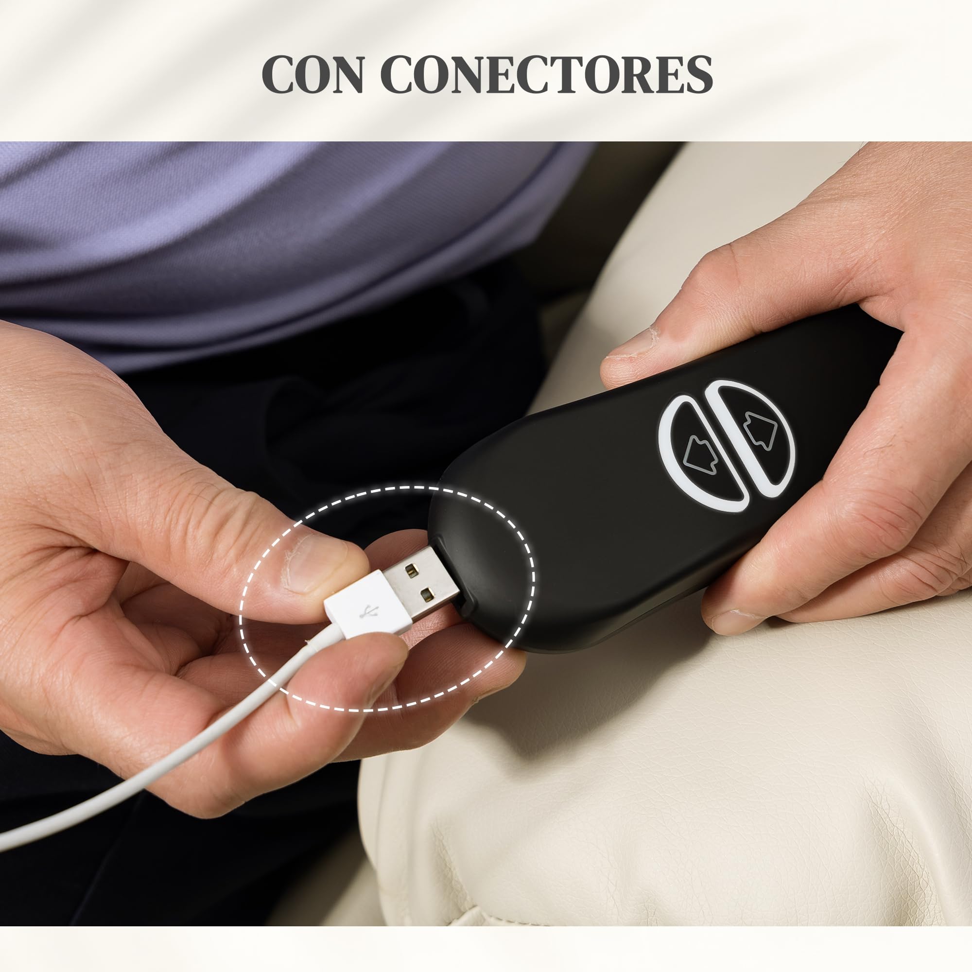 HOMCOM Sillón Relax Reclinable Eléctrico Levanta Personas, con Masaje Vibratorio y Calor, Sillón Elevador, con Puerto USB, Control Remoto, Reposapiés, Tapizado en PU, Bolsillos, Portavasos, Crema