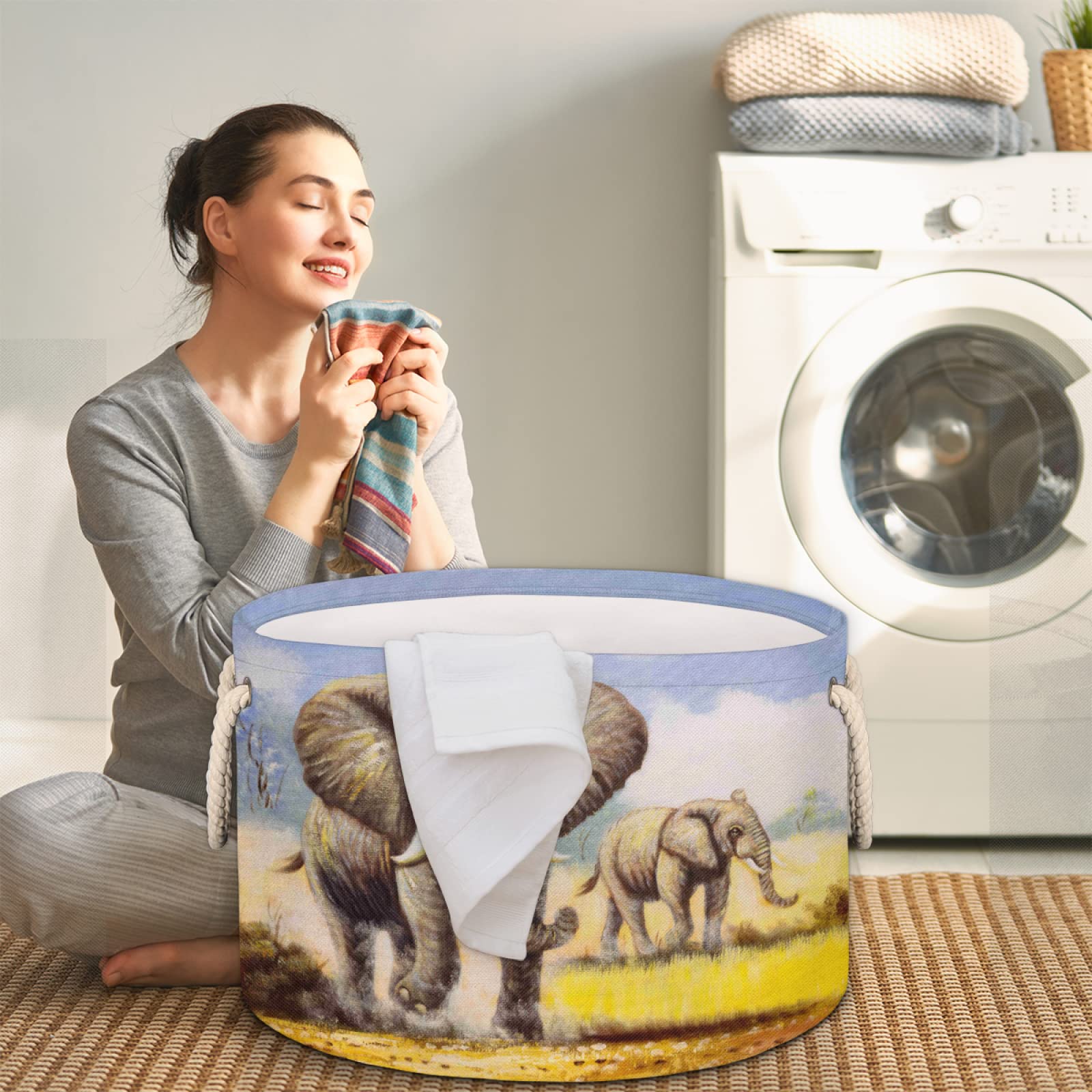 Afrikaanse Multi Wave Wasmand | Colours of Africa