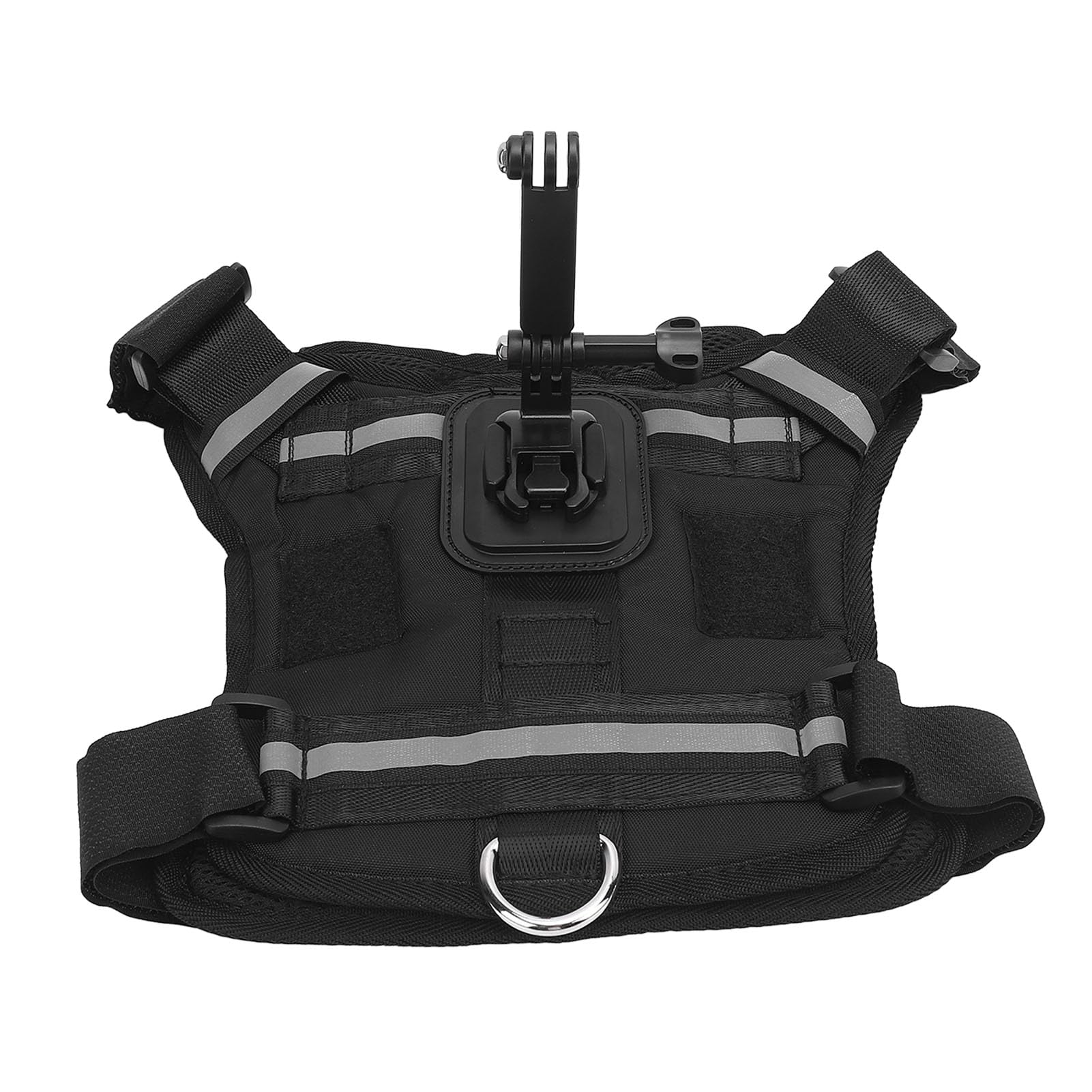 Annadue Dog Harness Mount Chest Back Strap Belt Pet Vest for Insta360/0SM0/Mijia Action Camera for Dog Night Walk, Soft and Adjustable Dog Harness Vest, Pet Chest and Back Fixation