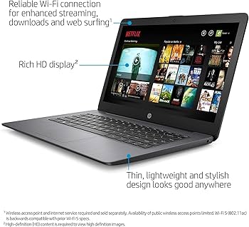 Amazon.com: HP 14 Stream Laptop 14-inch HD Intel Celeron