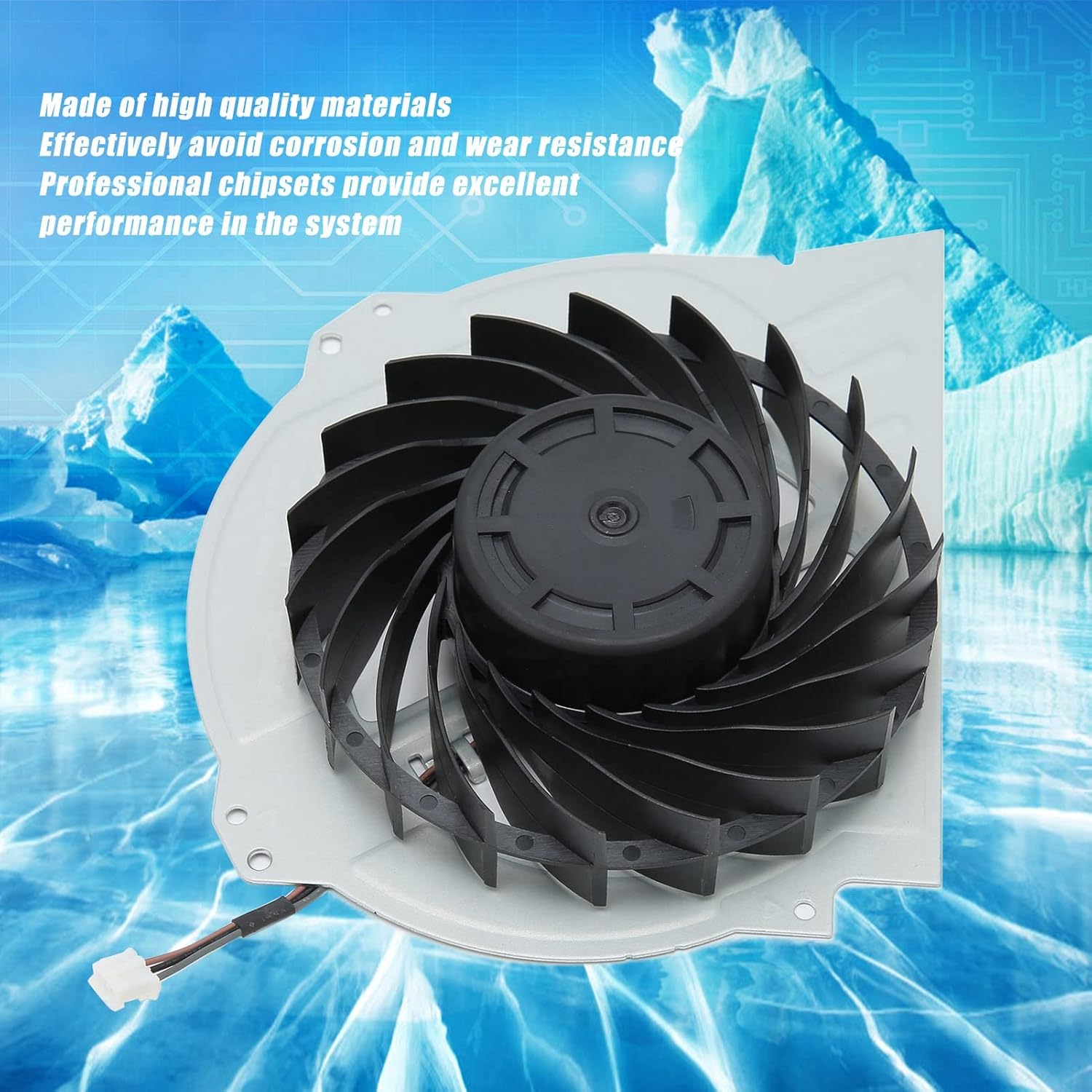Internal Cooling Fan, Excellent Performance Built in Cooling Fan for PS4
