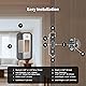 Aqara Smart Lock U100, Fingerprint Keyless Entry Door Lock with Apple Home Key, Touchscreen Keypad, Bluetooth Electronic Deadbolt, IP65 Weatherproof, Supports Apple HomeKit, Alexa, Google, IFTTT, Gray Product Image 6