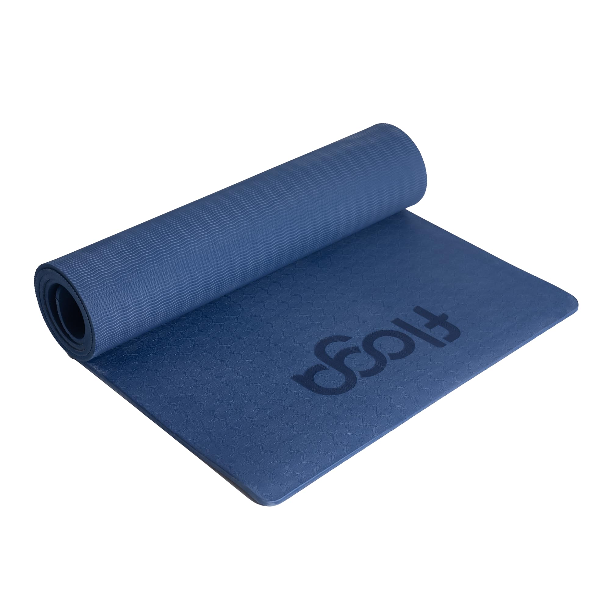 Floga TPE Yoga Mat for Men & Women – 6mm Anti-Slip Exercise Mat for Home & Gym | Navy Blue Workout Mat for Yoga, Pilates & Fitness | Lightweight, Eco-Friendly & Durable-image-37