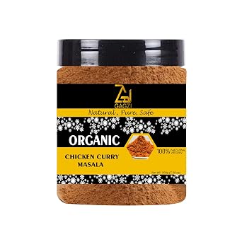 GAGZI All Natural Organic Spices Chicken Curry Masala 200 Gram | Vegan, Plant Based, Gluten Free Packing May Be Vary Pack Of 1