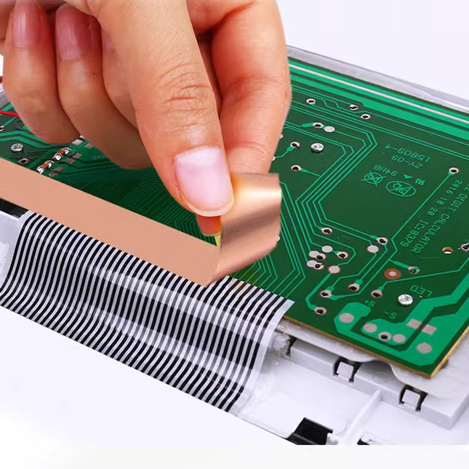 Nastro Di Rame Conduttivo 5mm X 50m - Per Schermatura EMI, Riparazioni Elettroniche E Anti Lumache - Foto 3