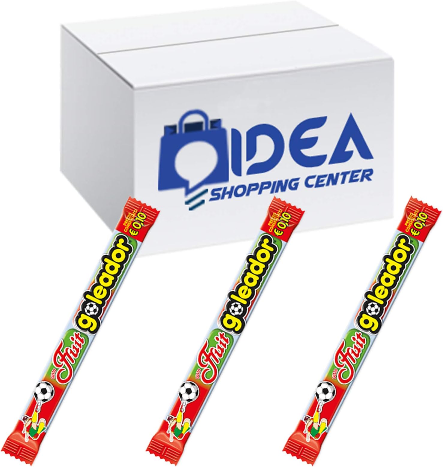 100 Gummy CARAMELS GOLEADOR Fruit Flavour