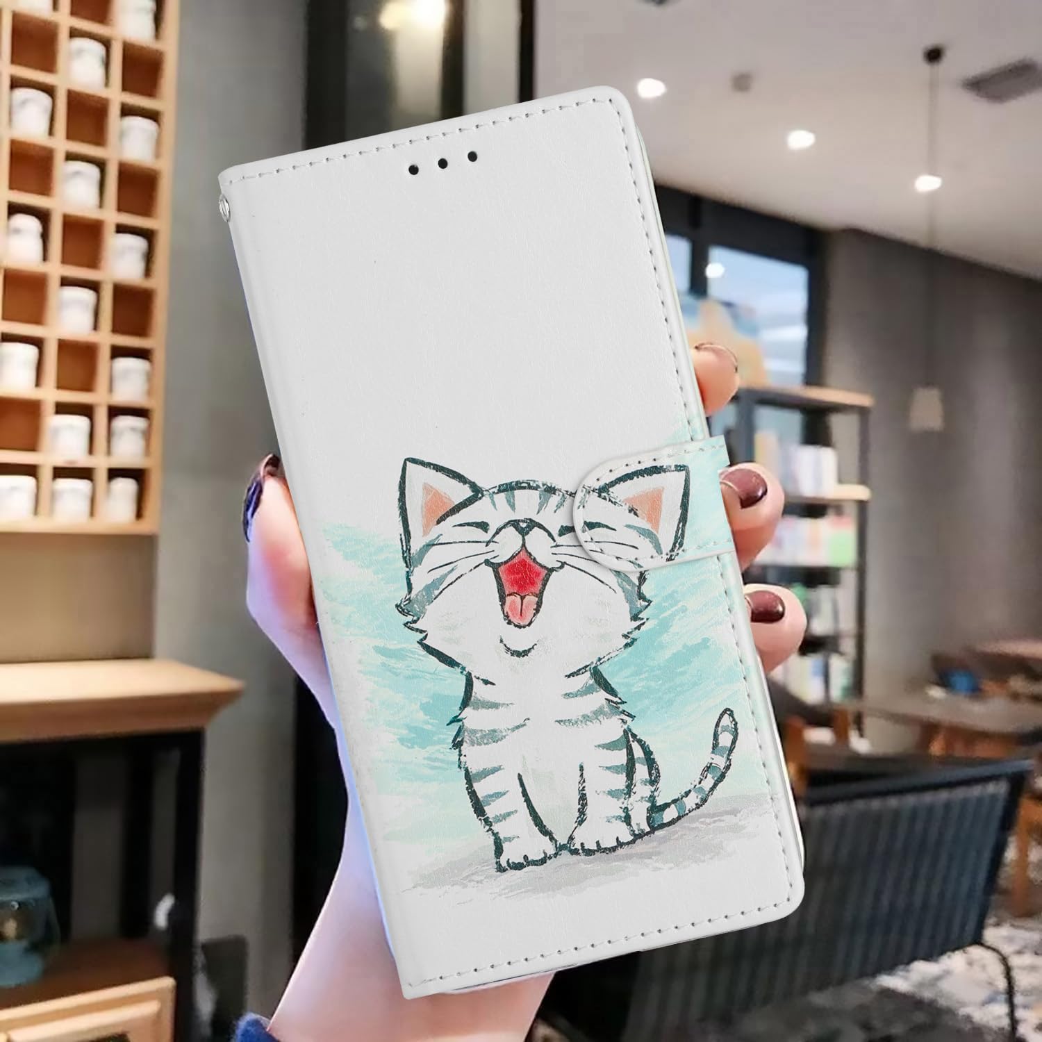 VLQI Cover Libro per Xiaomi Mi 11 Lite 5G Portafoglio Folio con