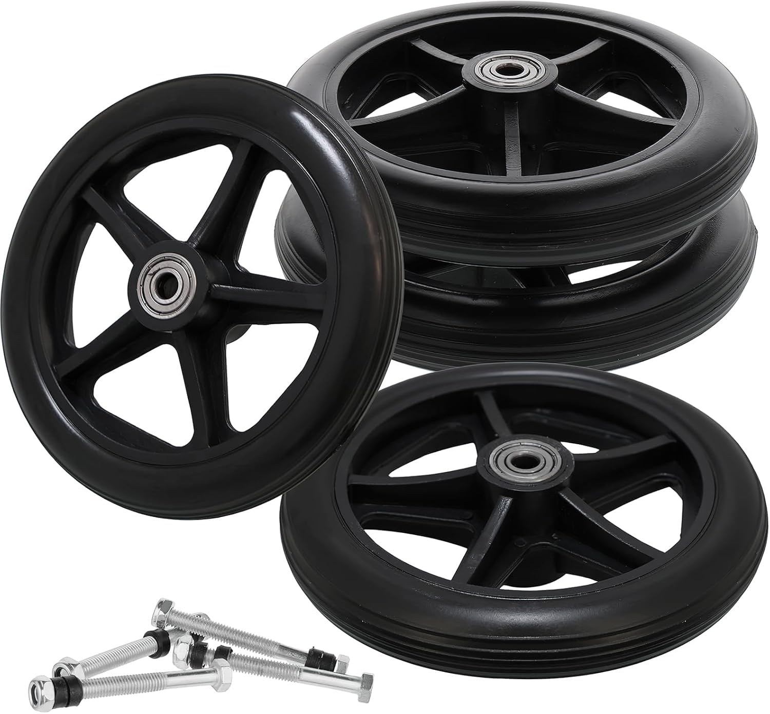 Ruote Per Scooter Pro 110mm - Mozzo Alluminio CNC E Poliuretano Antiscivolo