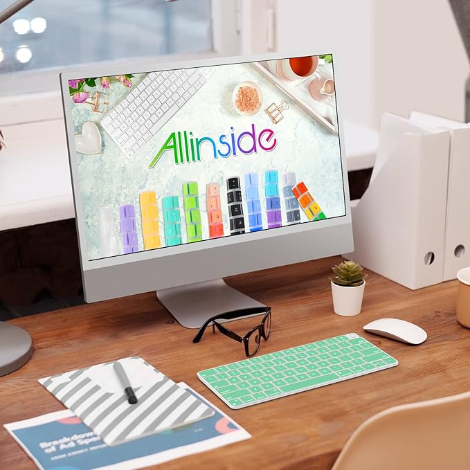 Funda de silicona suave para teclado Magic Keyboard iMac 2021-2024 miniatura 7