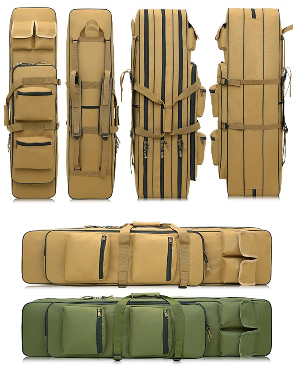 Bolsa Táctica para Rifle, Estuche para Carabina, 31" 39" 47" Estuche para Escopeta Airsoft, Funda para Escopeta con Correa De Hombro Ajustable para Pesca Y Caza Al Aire Libre