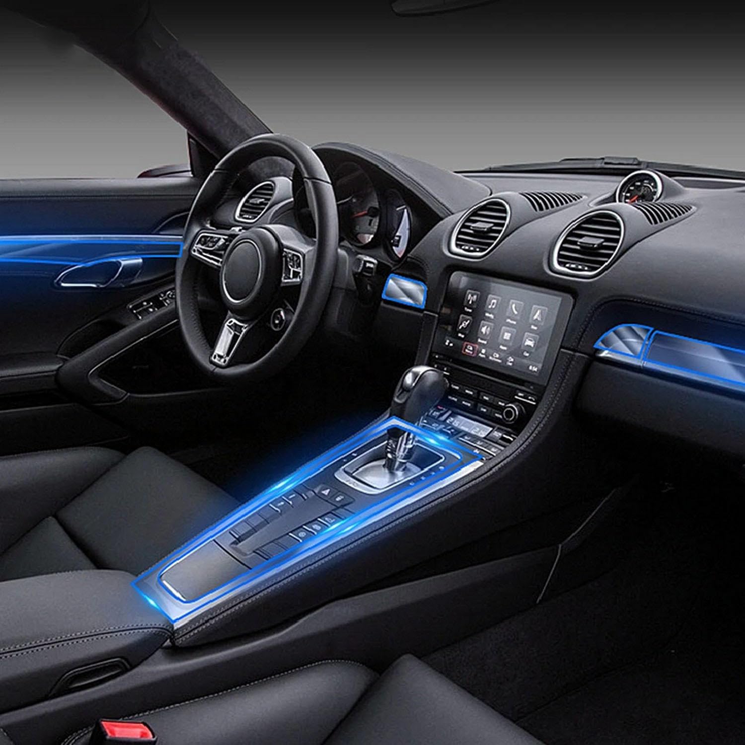 Protection écran tactile Porsche 718 voyagez sans traces sur le GPS