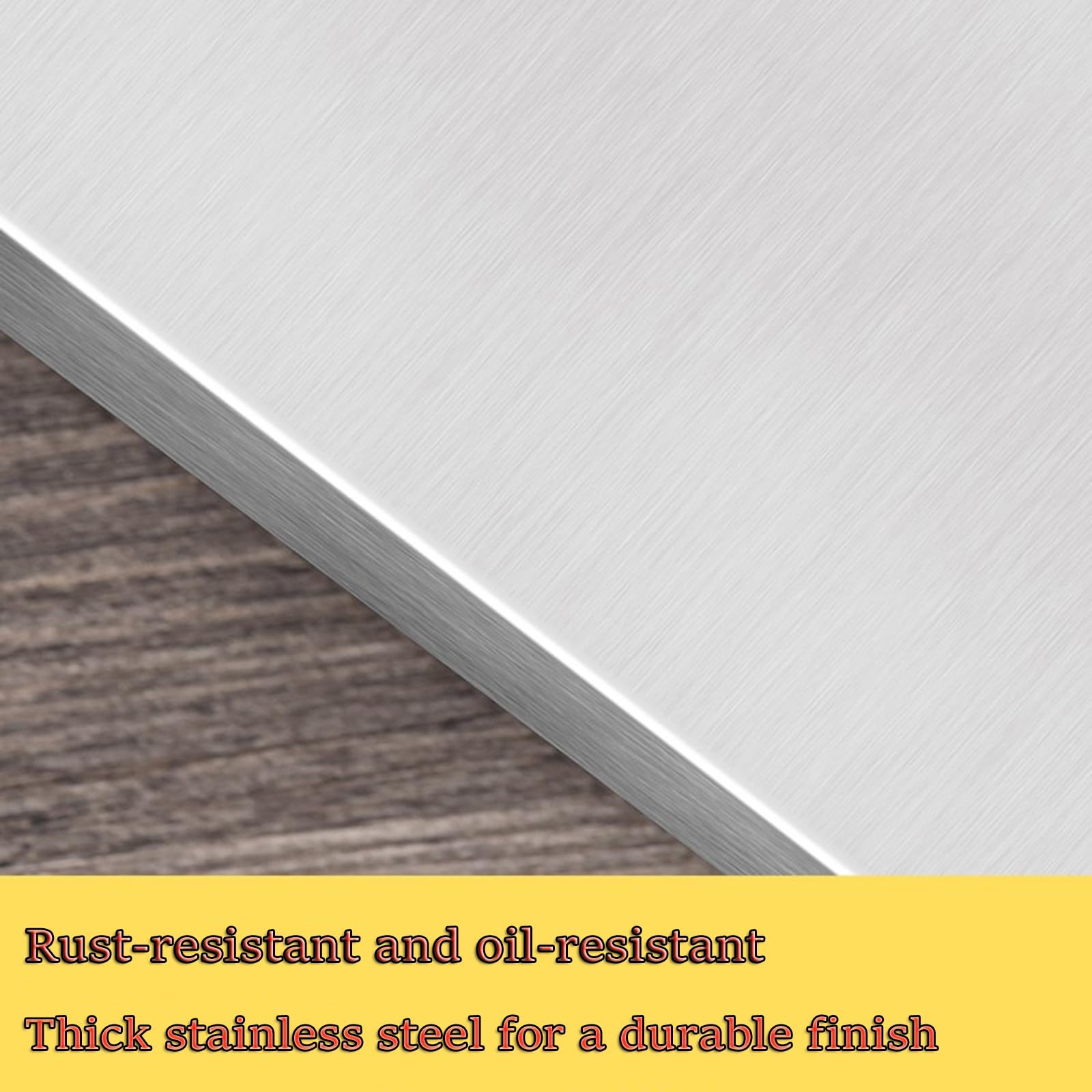 Scaffale da Cucina in Acciaio Inox, Organizzatore da Cucina a Parete, Rack di Memorizzazione per Spezie, Ripiano in Acciaio Inossidabile 2/3 Livelli(L 120 x W 20 x H 51 CM)