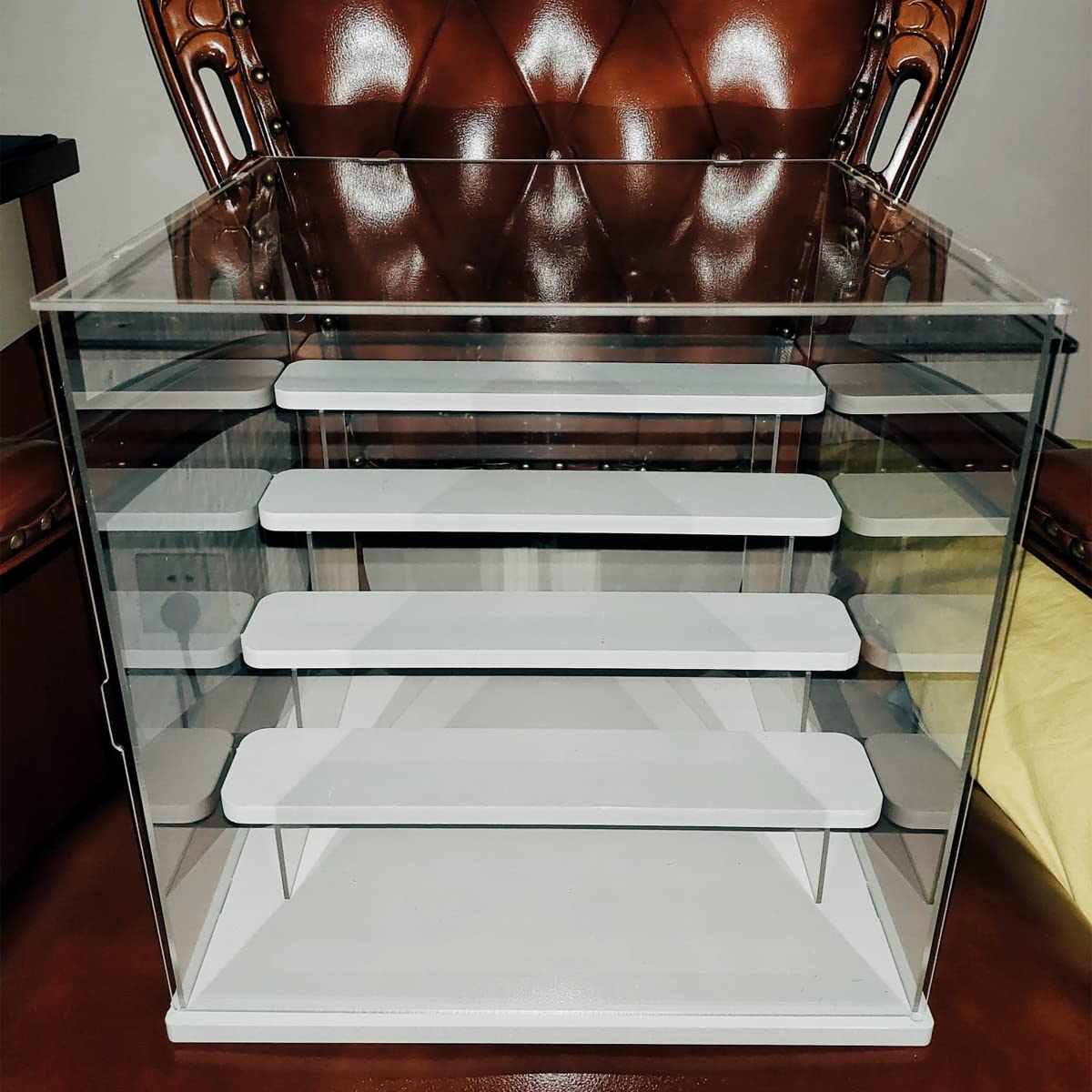 Nynelly Vitrine Acrylique avec LED pour Collection, 5 Niveaux Plexiglas Nynelly Vitrine Acrylique avec LED pour Collection, 5 Niveaux Plexiglas