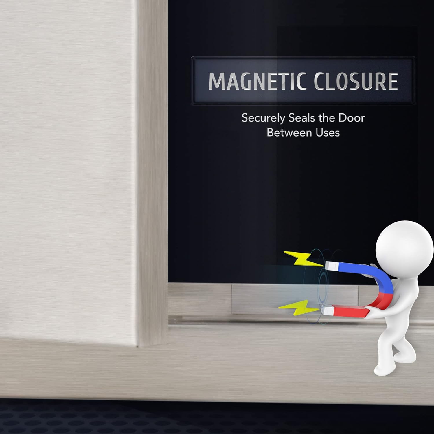 CO-Z Outdoor Kitchen Doors, 24" W x 24" H Weatherproof Built in 304 Stainless Steel Double Access Doors for Outside Kitchen Commercial BBQ Island Grilling Barbeque Oven Grill Storage Cabinet Door