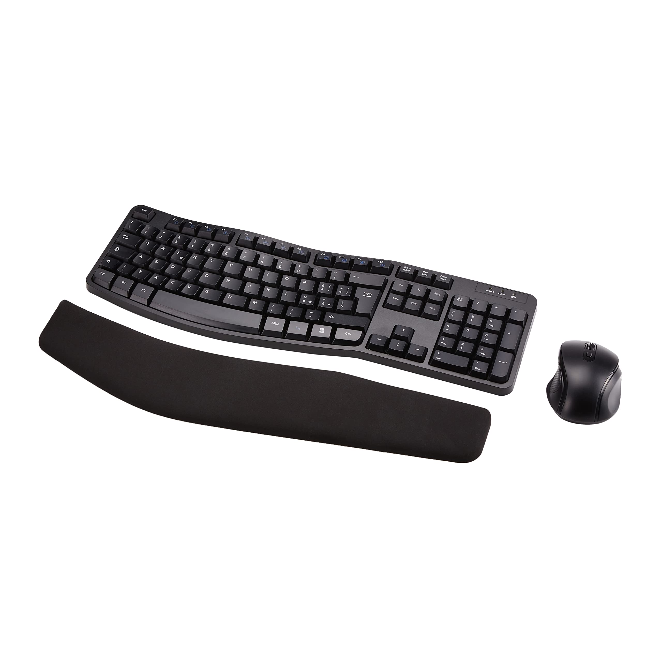 Tastiera E Mouse Wireless Italiani - Full Size Con Tastierino Numerico - Compatibile PC Windows - Foto 10