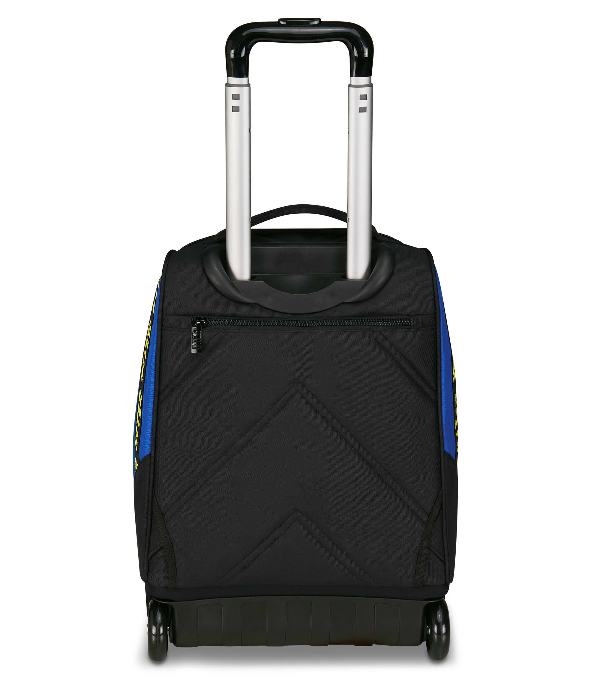 Seven Inter Big Trolley Calcio Scuola Fisso, Blu, 2 in 1, Doppio Uso, Trolley e Zaino, Scuola Elementare e media, Per bambini e ragazzi, Prodotto ufficiale, Idea regalo