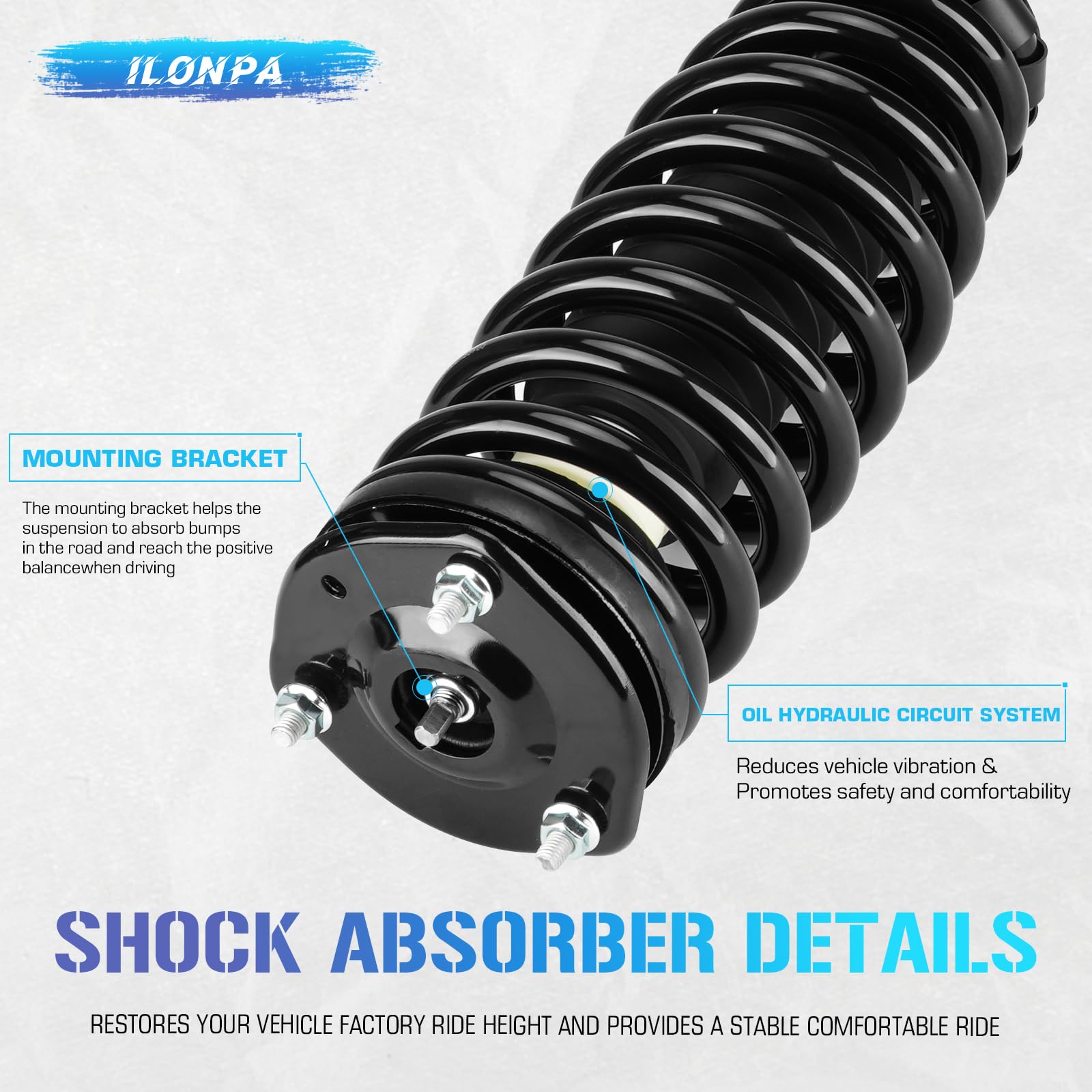Amazon.com: Front Complete Struts Coil Spring for Mazda 6