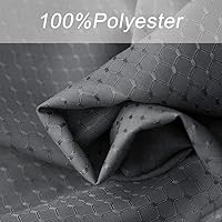 Vista 8 de Eforcurtain - Cortina de ducha resistente para hotel, tela impermeable para baño