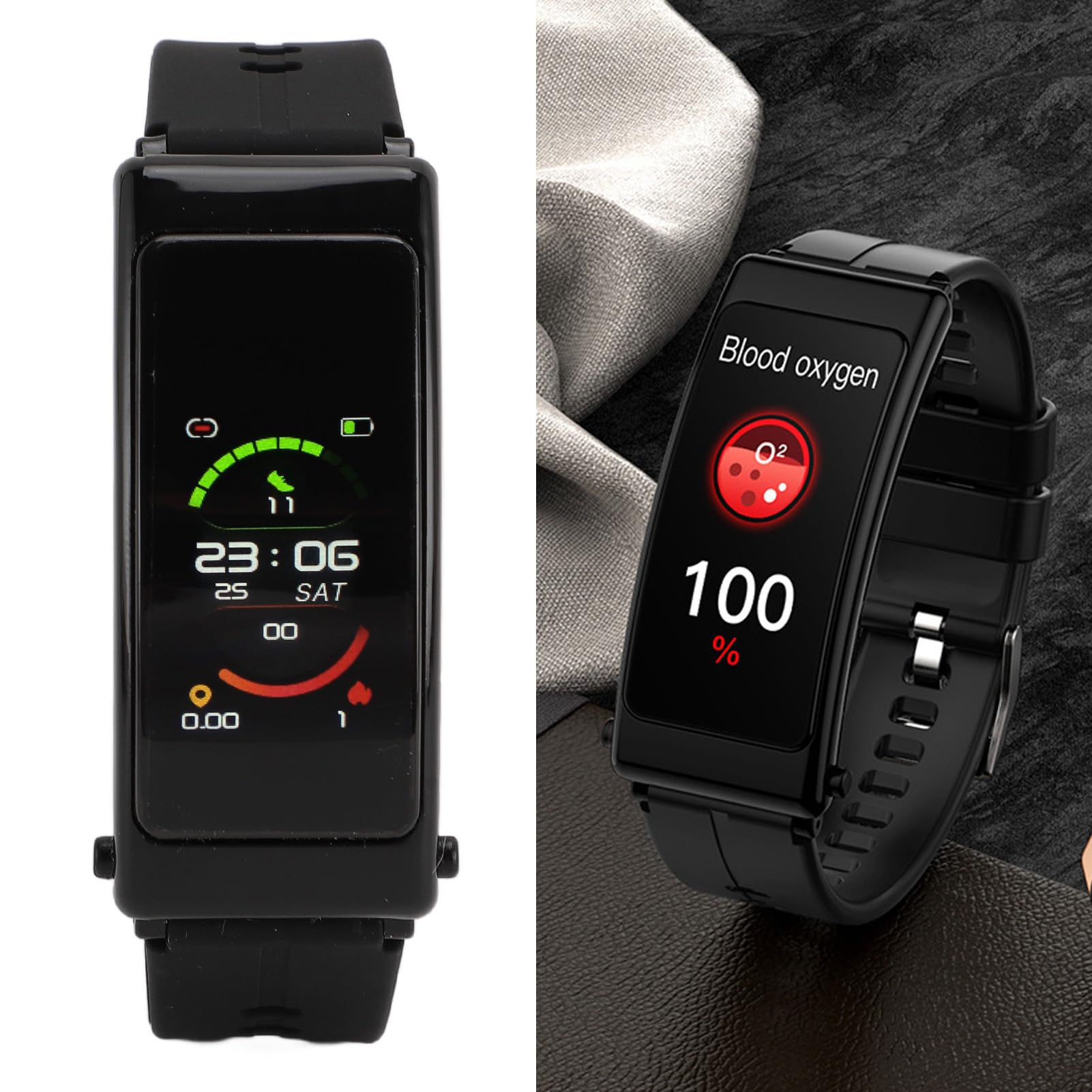 Smart Watch Fitness Tracker con Auricolare, Touch Screen HD, 7 Giorni in Standby, modalità Escursionismo, Monitoraggio del Sonno per IOS, per attività Quotidiane