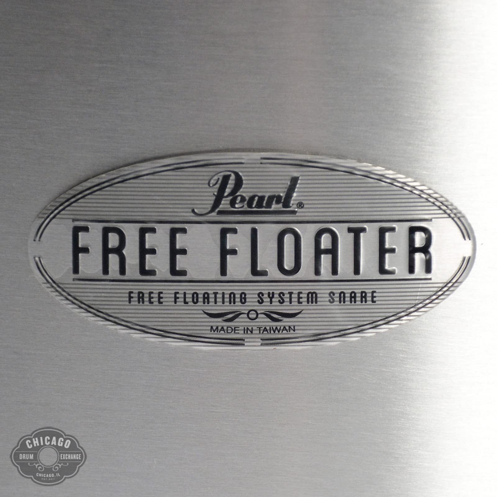 Pearl FTAL1480 14 x 8 Inches Free Floater Snare Drum - Seamless Aluminum