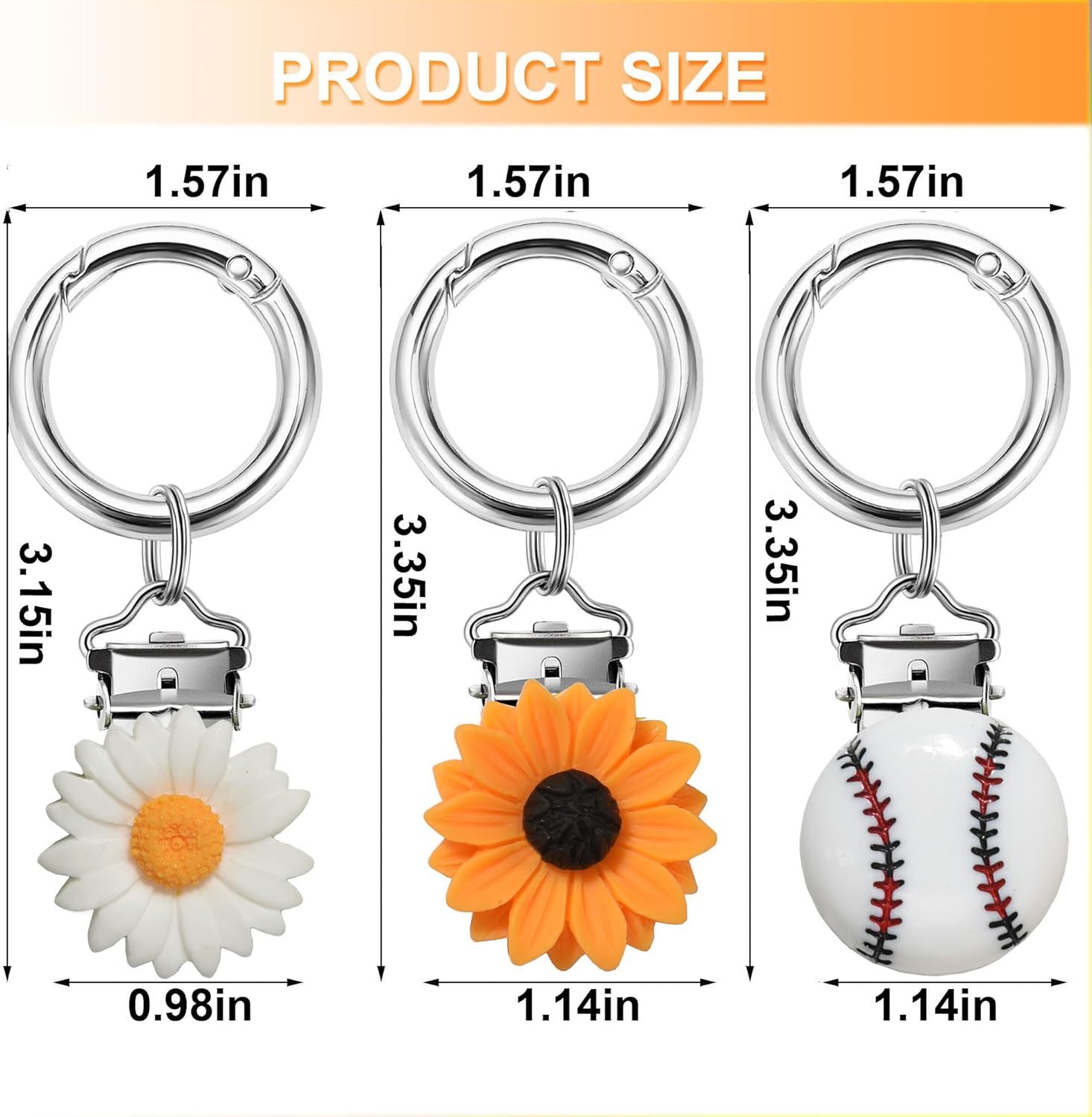 旅行用バッグ用ハットクリップ3個。財布バッグ用ハットホルダー。クロスボディバッグ。ビーチバケーションクルーズの必需品。トラベルアクセ