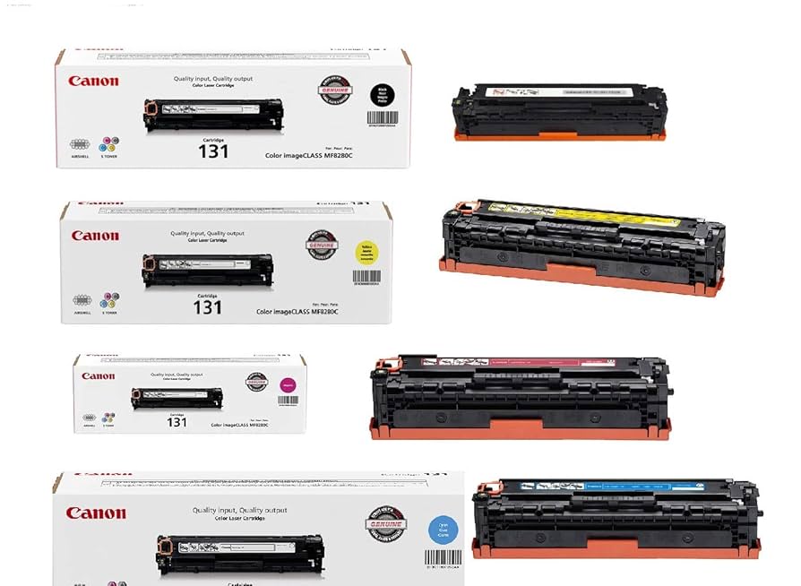 Amazon.com: Canon Toner 131 Set Original,IC MF8280/C/W
