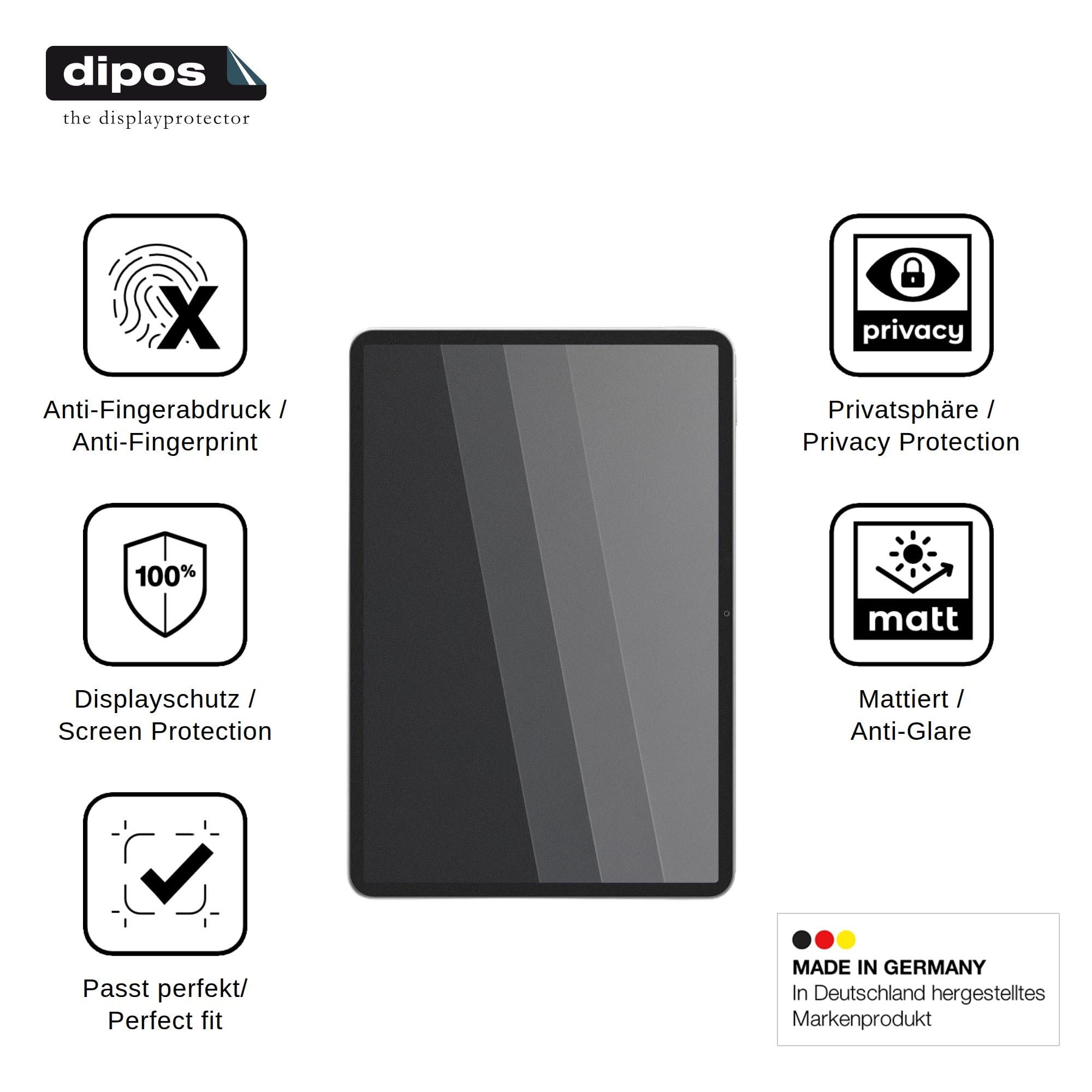 dipos Protector de Pantalla Antiespía para Xiaomi Pad 9