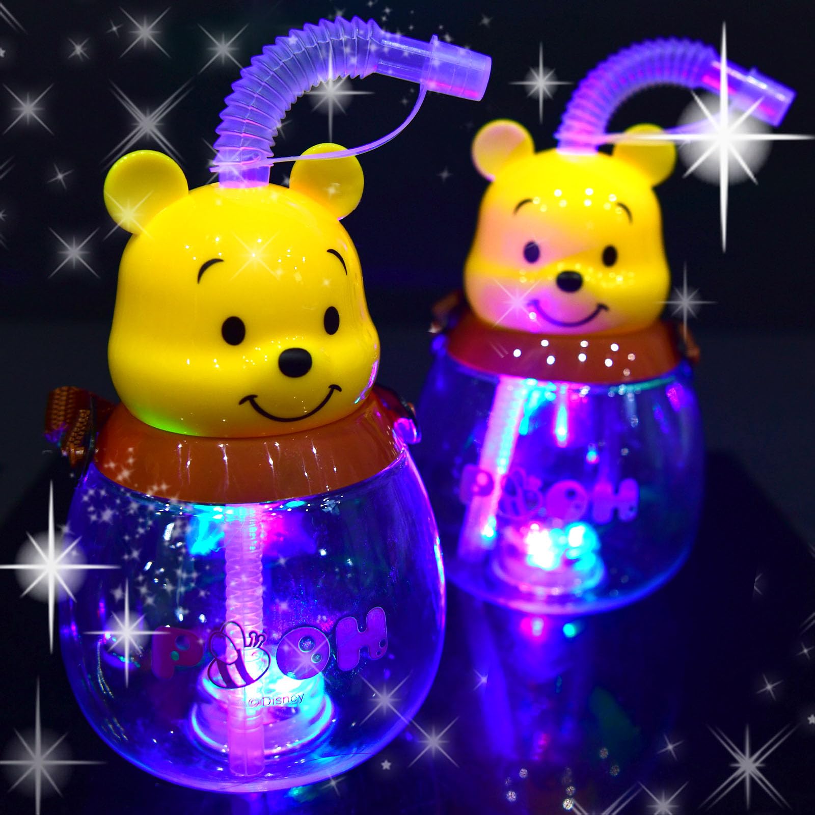 Amazon.co.jp: 6個セット 光る くまのプーさん ポットボトル 500ml