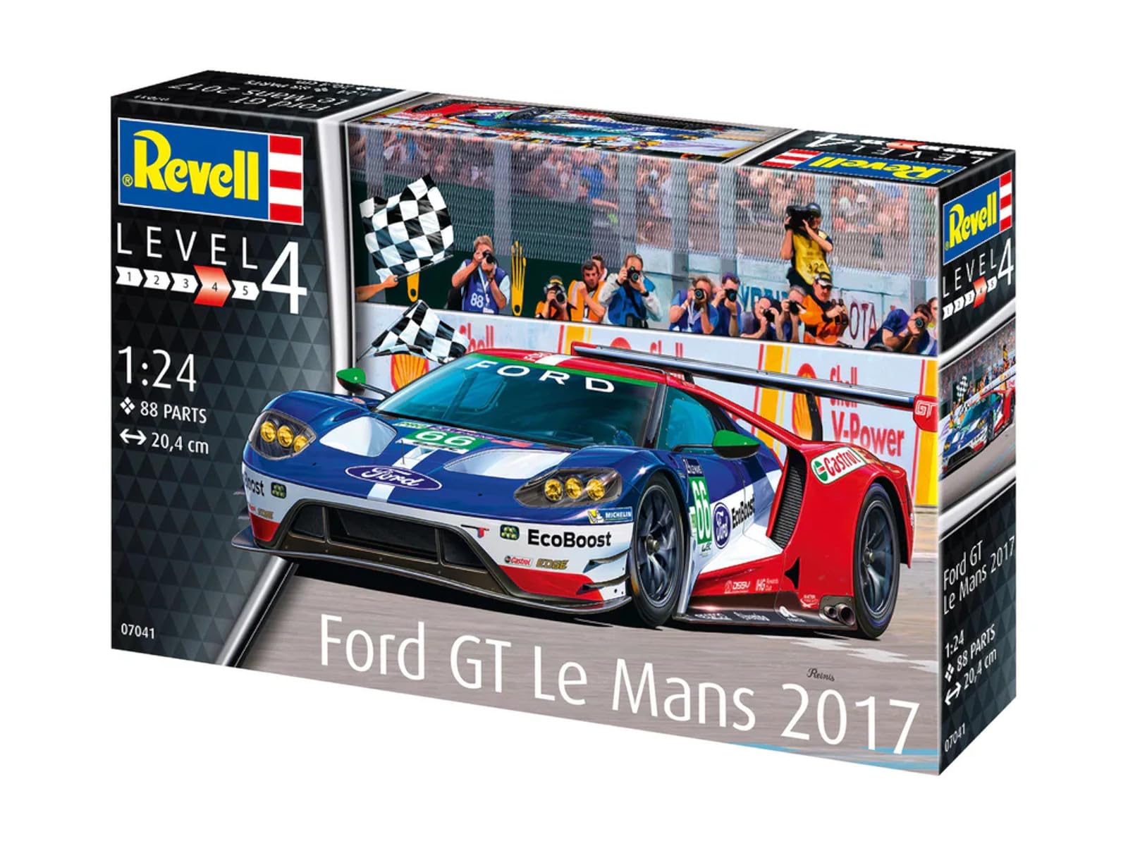 Revell Maquette de Voiture Ford GT - Le Mans - échelle 1/24-88 pièces
