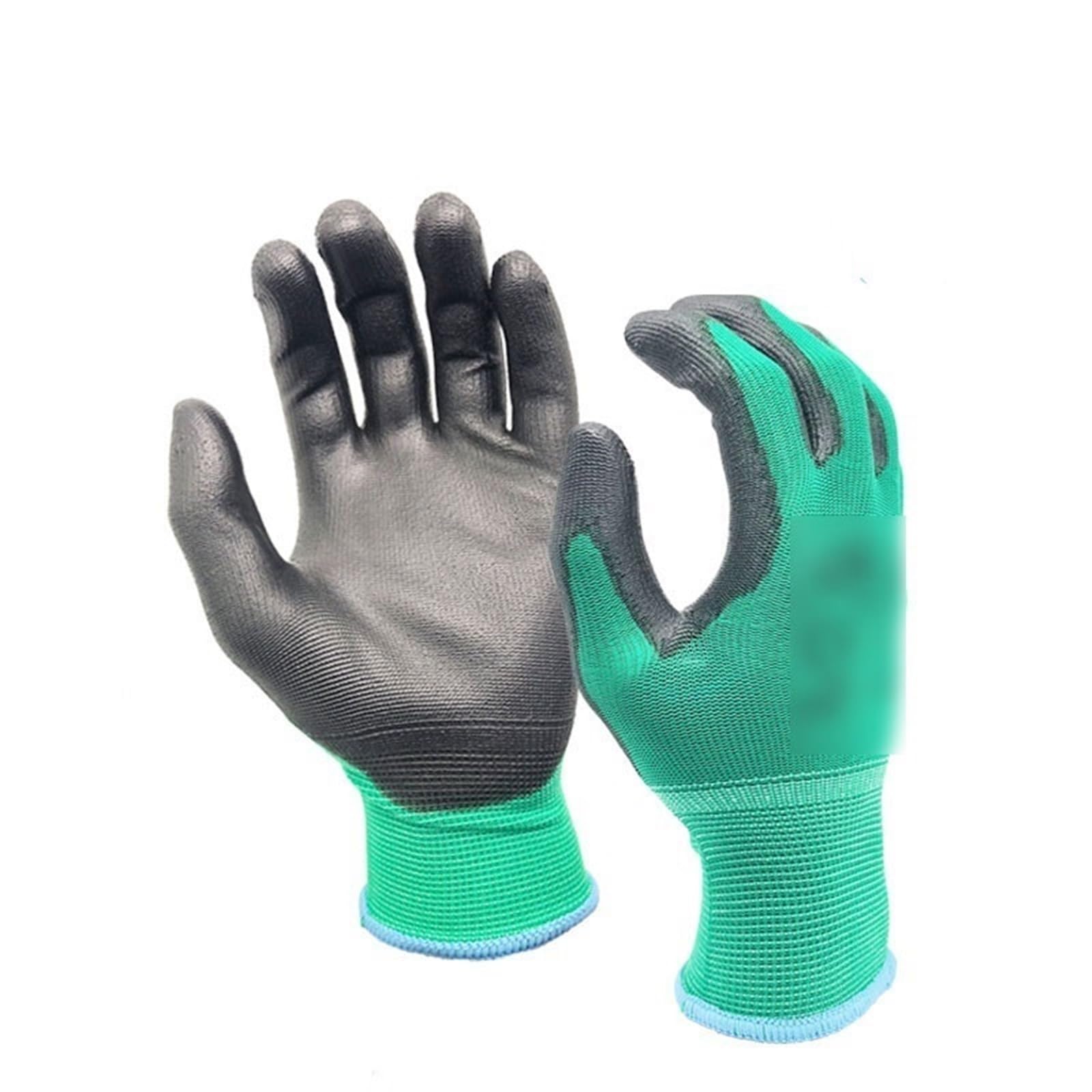 JINGYAN Rękawice wspinaczkowe Safety Gloves With Knitted Coated Palm Security Protective Work