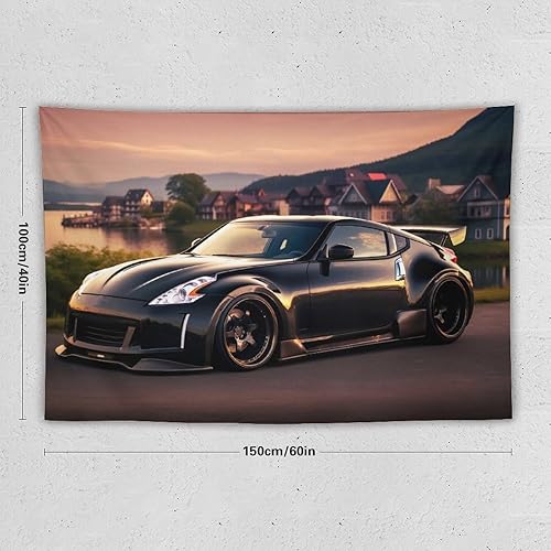 Miniatura 2 de josnmre 370z Jdm - Tapiz japonés para colgar en la pared para dormitorio, arte estético, decoración del hogar, dormitorio, aula, sala de estar,